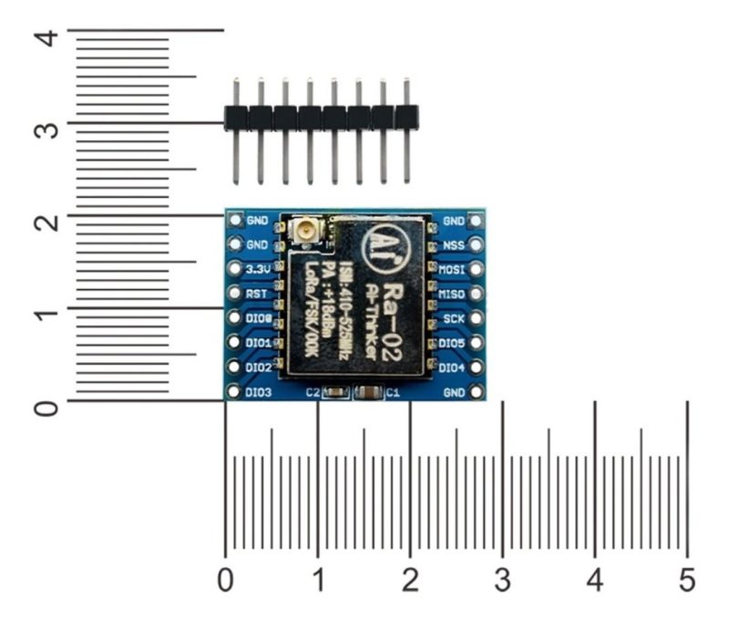 Modulo Rf Transceptor Lora Ra-02 Sx1278 10km Con Pcb Arduino - Image 2