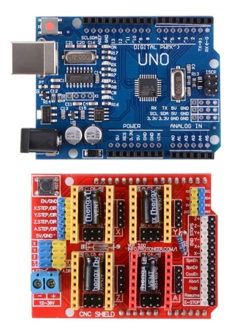 Kit Cnc Shield +4 Drivers A4988+arduino R3+cable Usb - Image 4