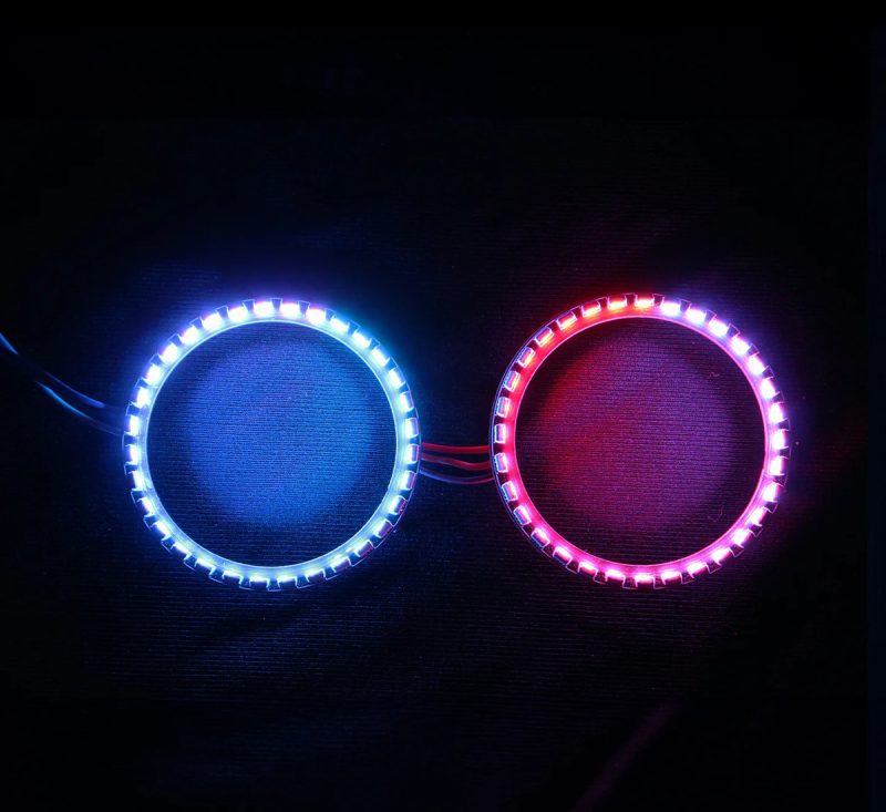 Anillo 24 Leds Rgb 5050 Ws2812 Neopixel Ring 66mm X 52.5mm - Image 4