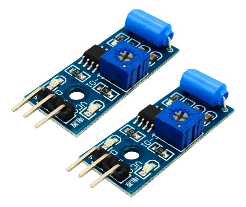 2x Modulo Sensor De VibraciÃ³n Normal Cerrado Sw420 Capacitor - Image 8