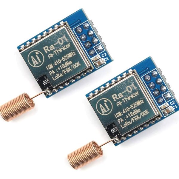 2x Transceptor Rf Lora Ra-01 4.0 Sx1278 433mhz 10km Y Antena