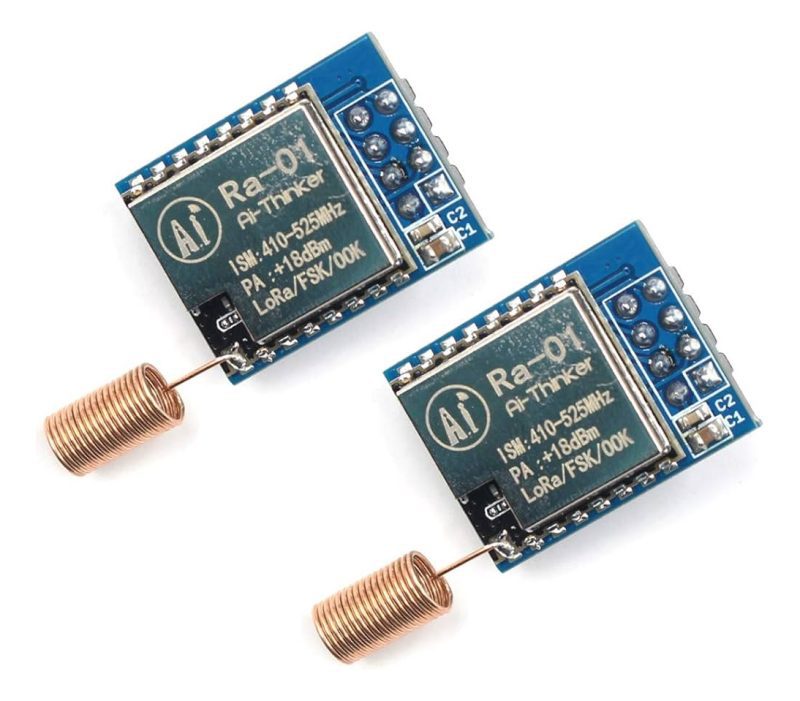 2x Transceptor Rf Lora Ra-01 4.0 Sx1278 433mhz 10km Y Antena