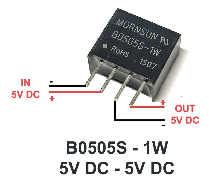 2 Pack Modulo Aislado B0505s 1w Fuente Dc Dc 5v A 5v 1 Watt - Image 3