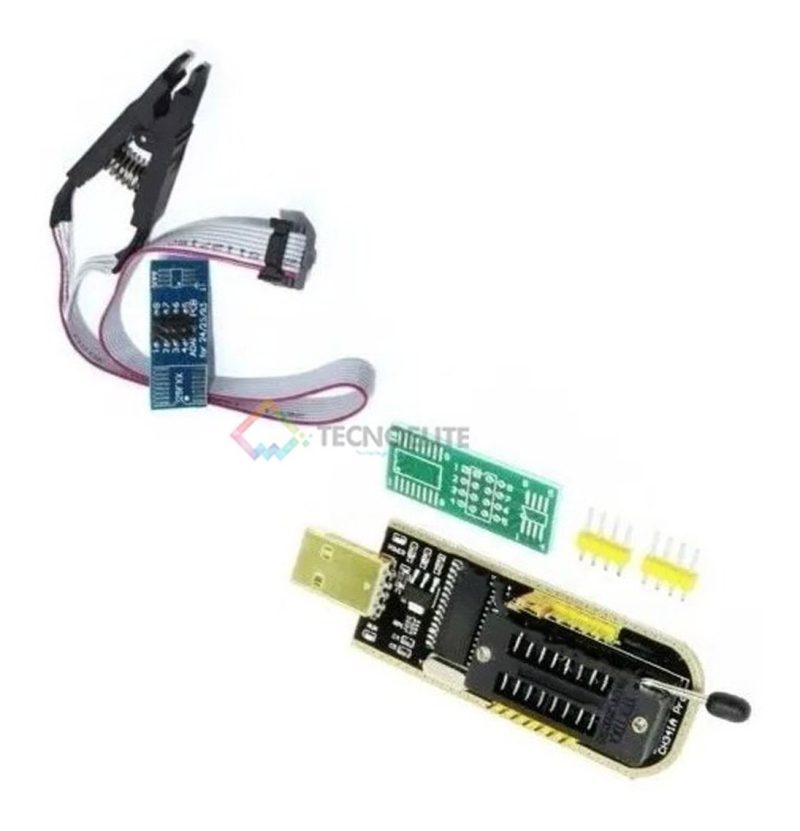 Kit Programador Bios Ch341+pinza+adap.1,8v+sock. 150,200,300 - Image 8
