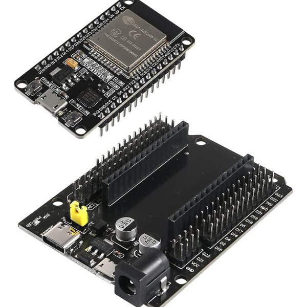 Nodemcu Esp32 Wifi Ch340g Usb-c + Shield Placa Expansion 30p
