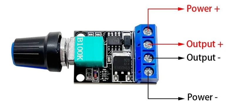 Controlador Pwm Dimmer 10a Velocidad Del Motor Dc 5-12v - Image 5