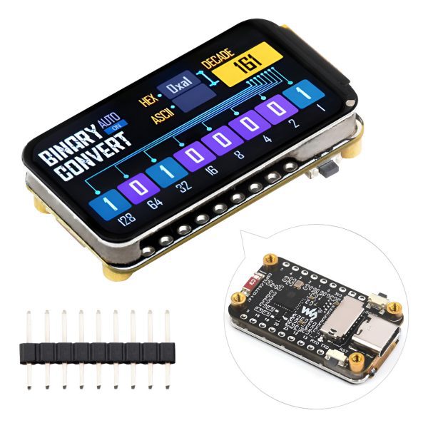 Kit Esp32-c6 +lcd 1.47 Ips Tactil Wifi6 Ble Zigbee Imu Dof