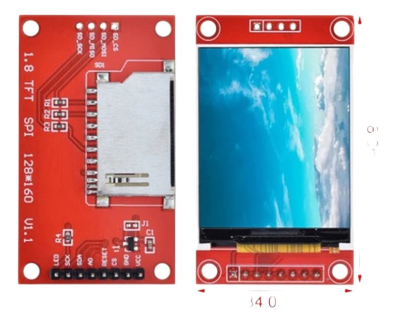 Pantalla 1.8 Pulgadas Lcd Arduino St7735 128x160 Tft 3.3v-5v - Image 6