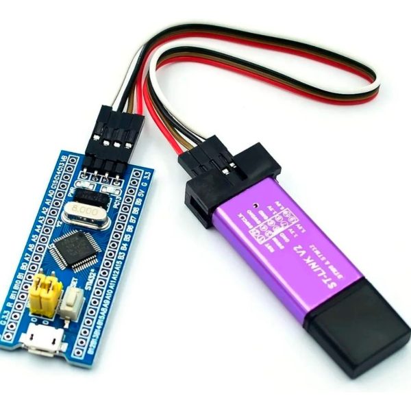 Placa De Desarrollo Stm32 Stm32f103c8t6 + Stlink St-link V2