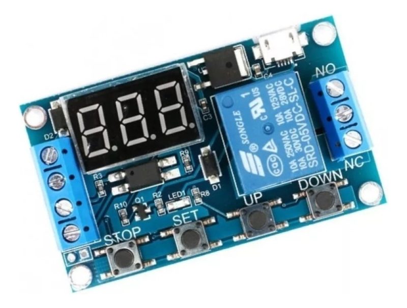 Modulo Rele Temporizador Incubadora Programable 0-999 Mins