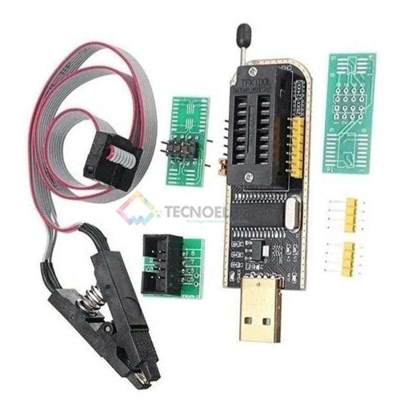 Kit Programador Bios Ch341+pinza+adap.1,8v+sock. 150,200,300 - Image 5