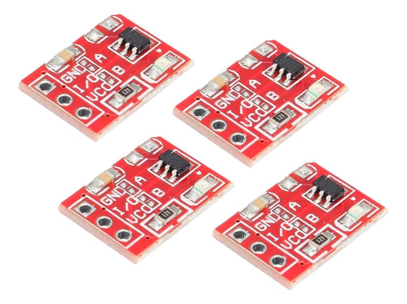 4x Modulo Sensor Touch Capacitivo Ttp223 Tactil Arduino