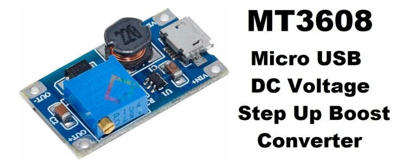 2 X MÃ³dulo Elevador De Voltaje Mt3608 Dc Step Up + Usb C - Image 4