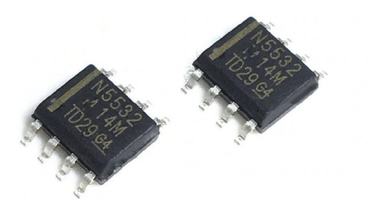 2 X Ne5532 N5532 Sop-8 Smd Amp Operacional Audio Original - Image 2