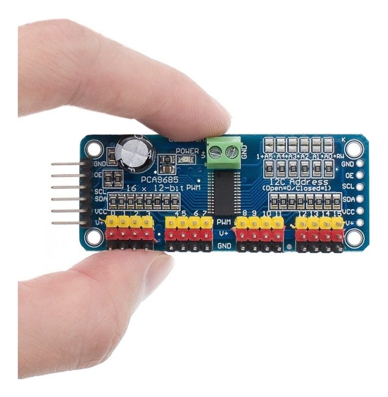 Controlador Servos 16ch I2c Pca9685 Pca9685pw Pwm Arduino