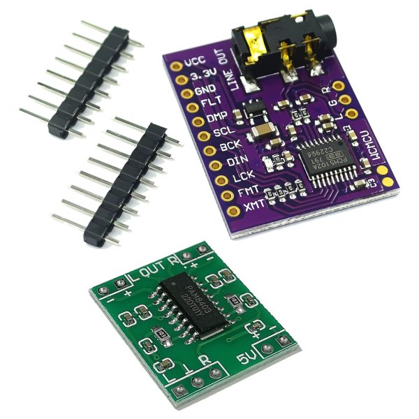 Modulo Dac Pcm5102 I2s Hifi Esp32 Arduino + Pam8403 Gratis