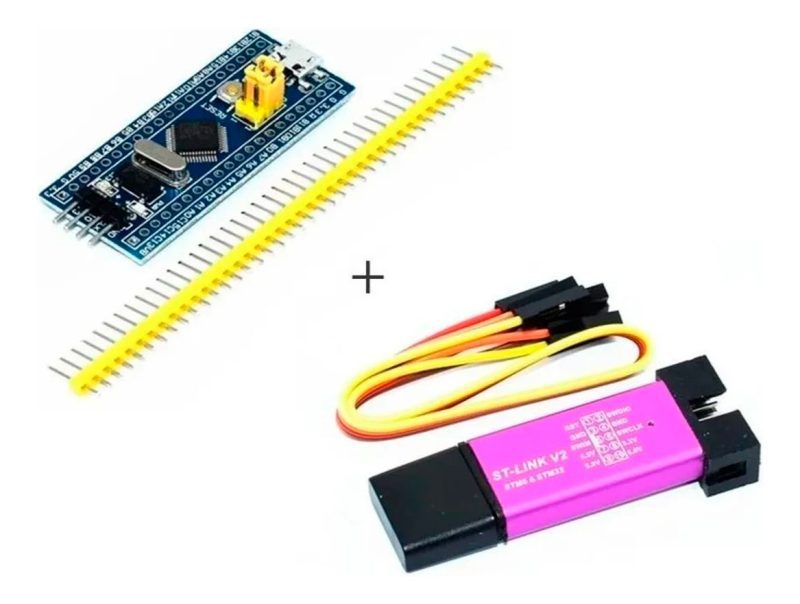 Placa De Desarrollo Stm32 Stm32f103c8t6 + Stlink St-link V2 - Image 5