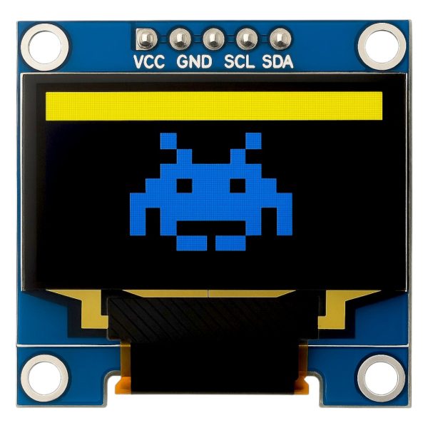 Display Oled 0.96 Azul Amarillo 128x64 I2c Ssd1306 Arduino