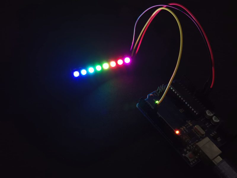 2x Barra 8 Leds Rgb 5050 Ws2812 Neopixel Cjmcu Arduino Esp32 - Image 2