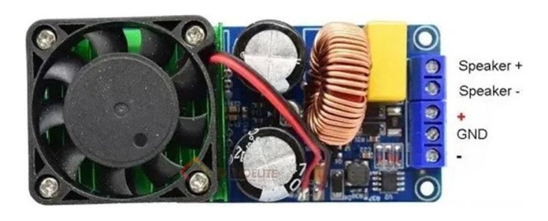Modulo Amplificador Audio Mono Irs2092 S 500w Rms 58 - 70v - Image 2