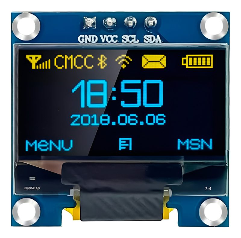 Display Oled 0.96 Azul Amarillo 128x64 I2c Ssd1306 Arduino - Image 4