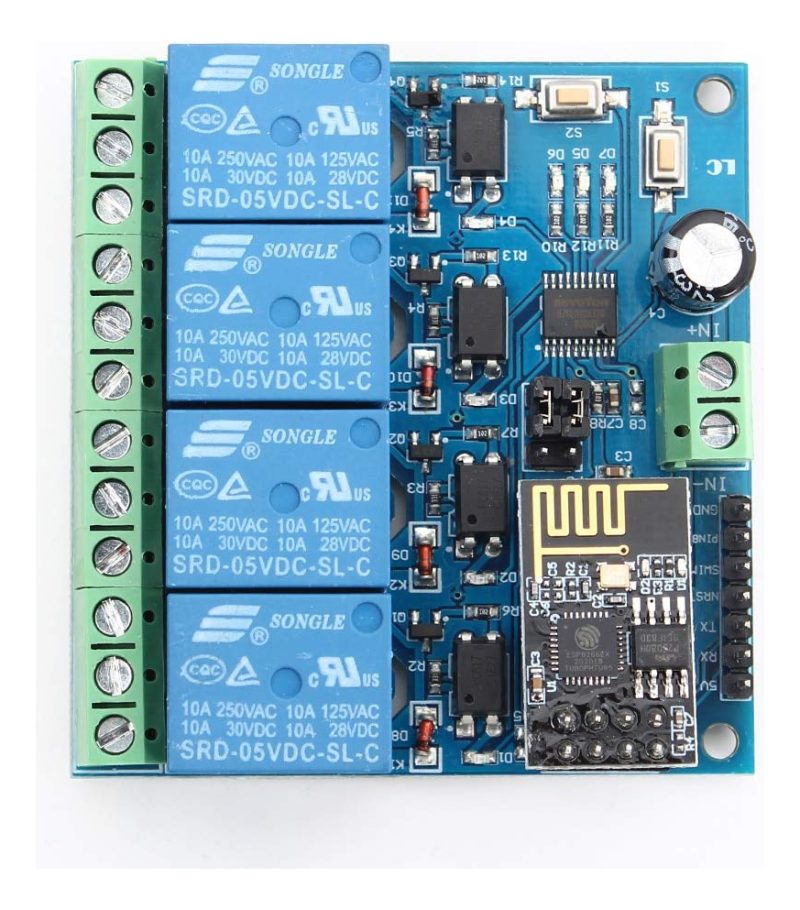 Modulo Relay Rele 4 Canales Esp8266 Proyectos Domotica App - Image 2