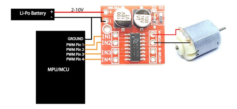 2 Pack Modulo L298n Mx1508 Tc1508a Dc 2 Ch Driver Motores - Image 3
