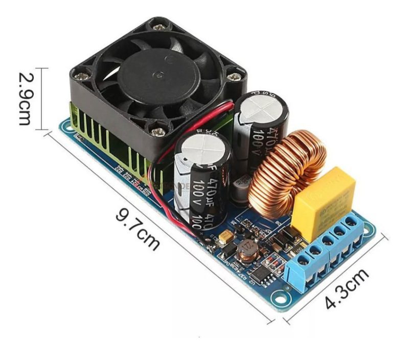 Modulo Amplificador Audio Mono Irs2092 S 500w Rms 58 - 70v - Image 4