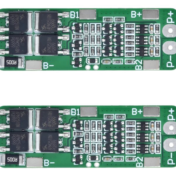 2 Pack Modulo Placa Carga Bms 3s 18650 12,6v Proteccion 20a