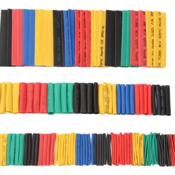 Kit Cable Tubo Termoencogible Varias Medidas 164 Piezas