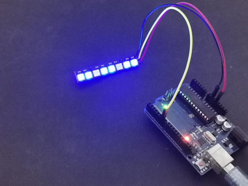 2x Barra 8 Leds Rgb 5050 Ws2812 Neopixel Cjmcu Arduino Esp32 - Image 3