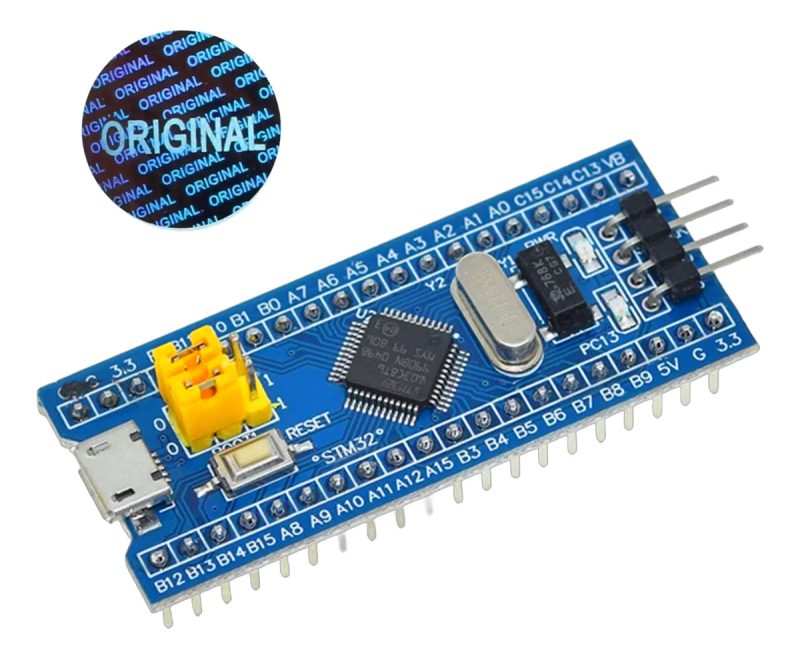 Placa Bluepill Stm32f103c8t6 Original Soldada Compat Cudeide - Image 2