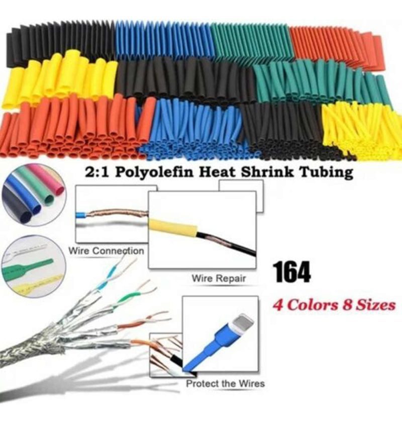 Kit Cable Tubo Termoencogible Varias Medidas 164 Piezas - Image 6