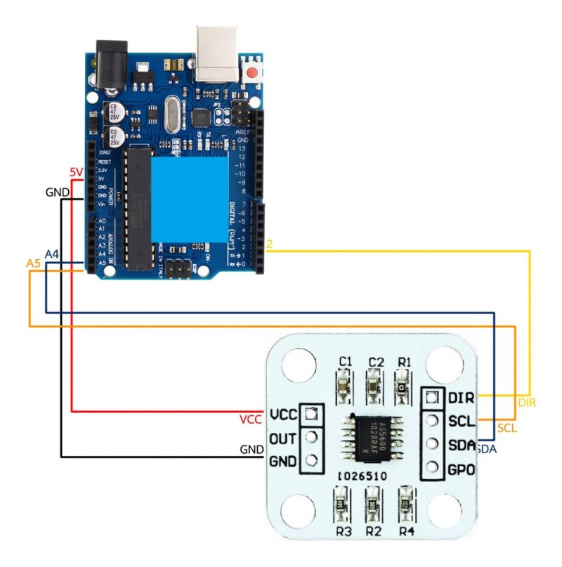 As5600 Encoder Magnetico Absoluto 12bit Dc Motores, Arduino - Image 2