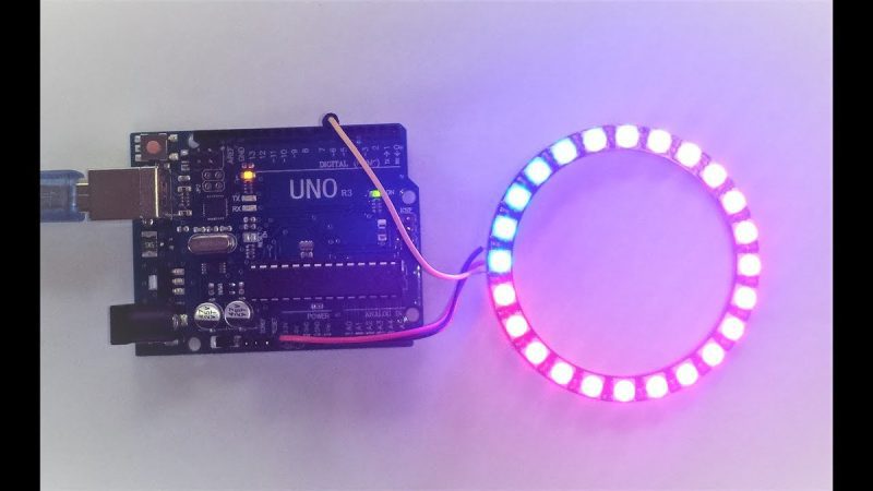 Anillo 24 Leds Rgb 5050 Ws2812 Neopixel Ring 66mm X 52.5mm - Image 3
