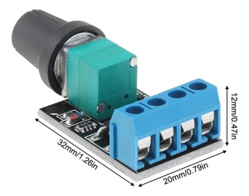 Controlador Pwm Dimmer 10a Velocidad Del Motor Dc 5-12v - Image 4