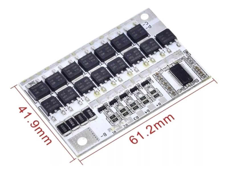 Placa Modulo Bms 100a Ajustable 3s/4s/5s 12-21v Balanceador - Image 2