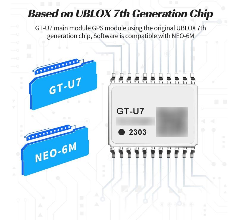 Modulo Gps Gt-u7 Gtu7 Navegacion Drones Robot  Neo6/7m - Image 4