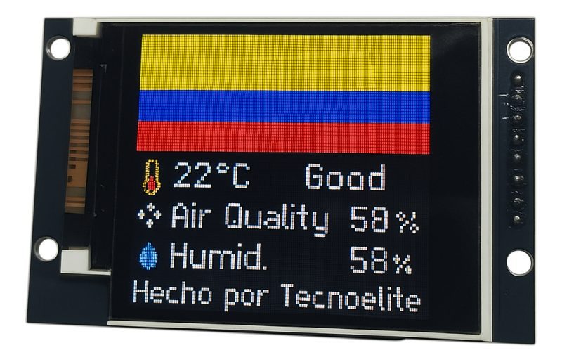 Pantalla Tft Ips 2.0 Hd Chipset St7789vw 240*320 Spi Arduino