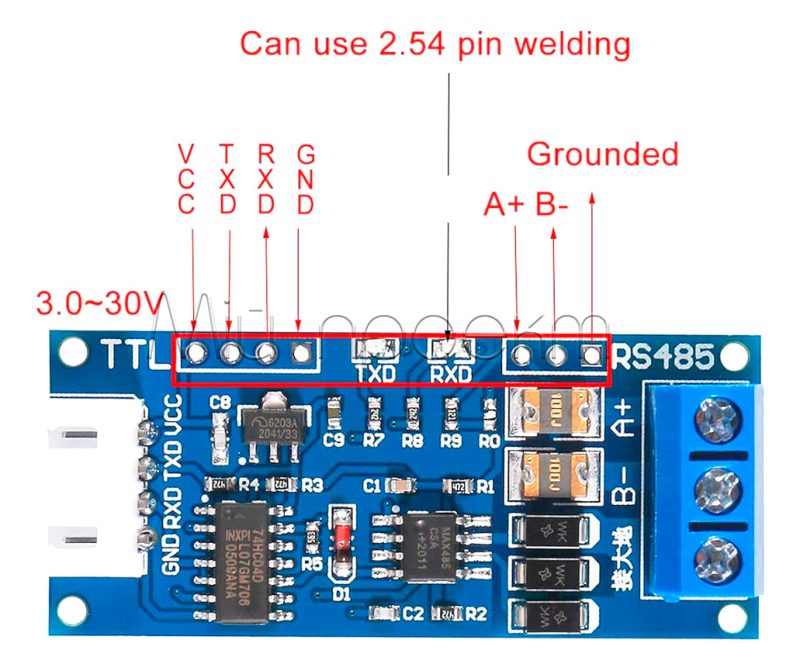 2 X Conversor Ttl Rs485 C/proteccion Uso Industrial - Image 8
