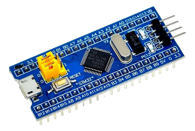 Placa Bluepill Stm32f103c8t6 Original Soldada Compat Cudeide