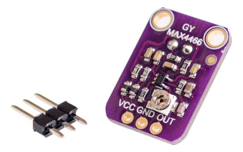 Gy-max4466 Placa Amplificador Microfono Max4466 2,4-5 V - Image 3
