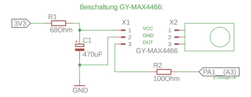 Gy-max4466 Placa Amplificador Microfono Max4466 2,4-5 V - Image 5