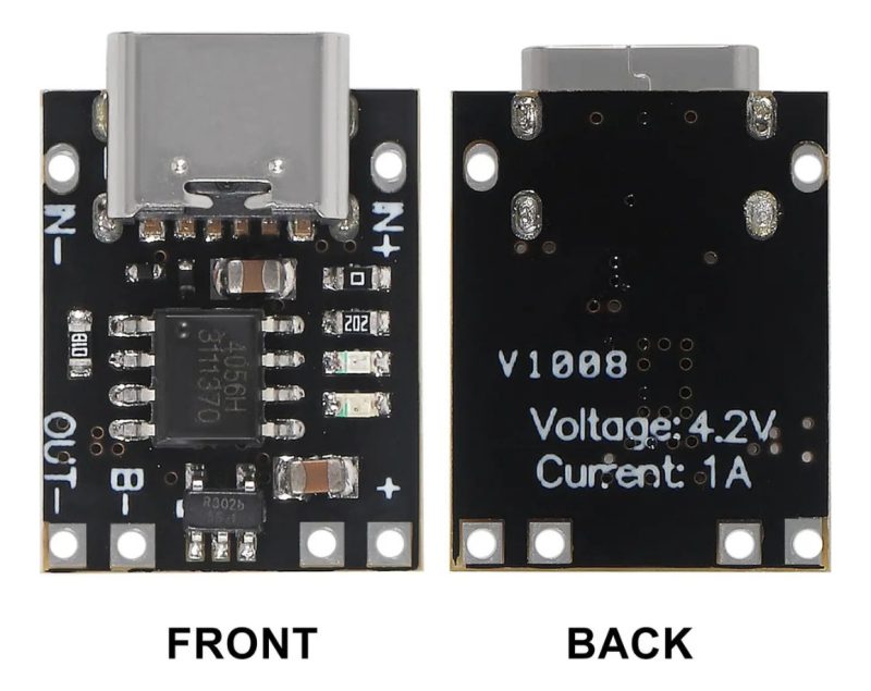 2x MÃ³dulos Tp4057 Tp4056 V2 Carga Bateria ProtecciÃ³n Usb-c - Image 2