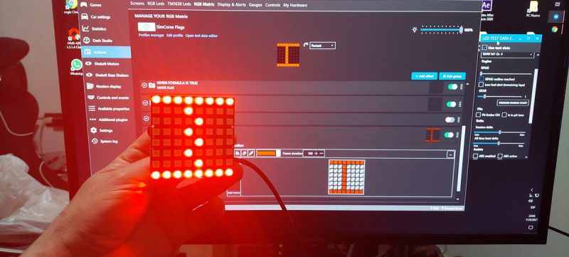 Modulo Matriz De 64 Led Rgb Ws2812 8x8 Arduino Esp32 Stm32 - Image 4