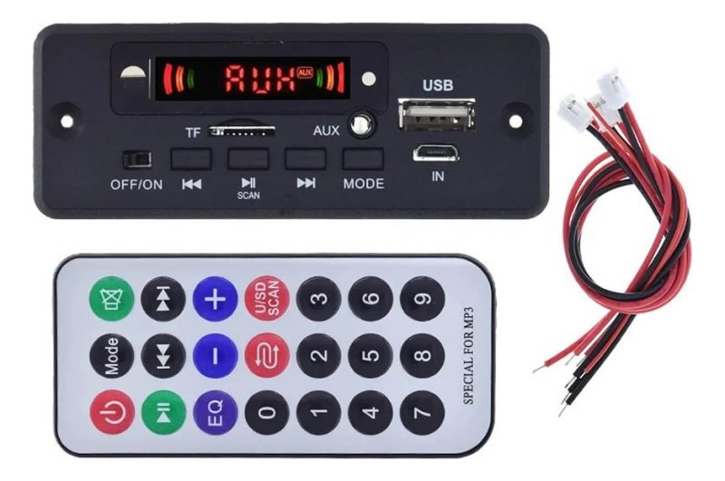 Modulo Audio Bluetooth 5 Jq-d029bt Sd Fm Mp3 5-32v 6w Diy - Image 3