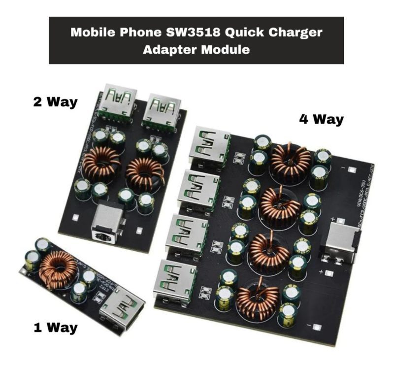 Modulo Carga Ultra Rapido 8 Usb Qc4.0 6-35v Bat Solares - Image 2