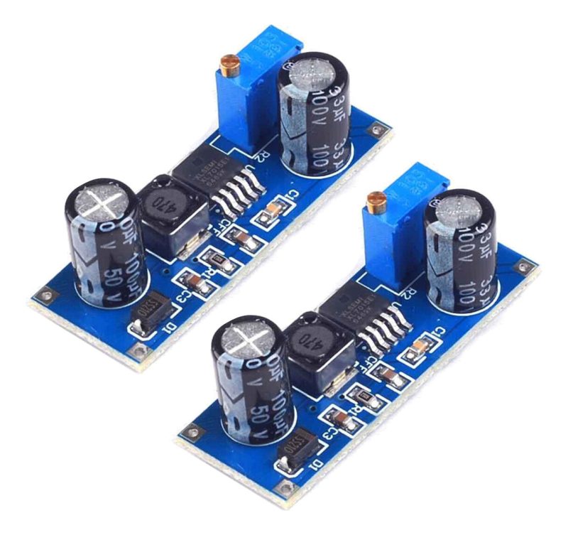 2 X Xl7015 Fuente Reductora Step Down 5-80v 1a Dc Arduino