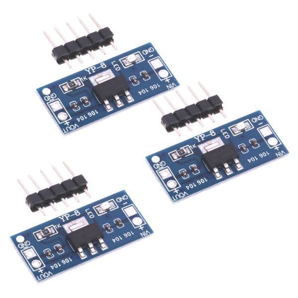 Modulo 3 Unidades De Regulador Ams1117 3.3v Yp-8 Con Pines