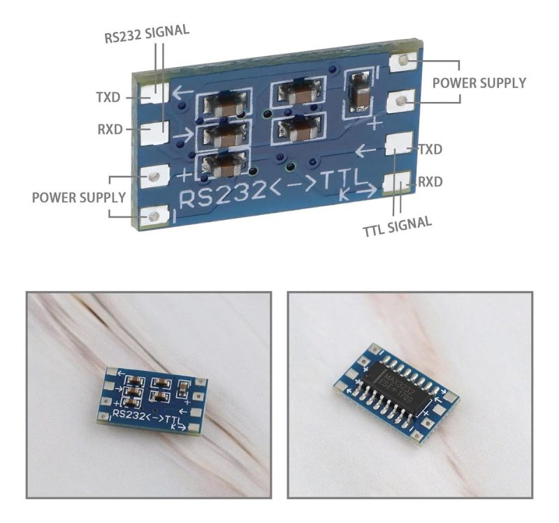 3 X Conversor Max3232 Mini Rs232 Ttl Arduino Stm32 Esp32 - Image 7